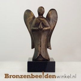 Beschermengel beeldje in brons BBW85492