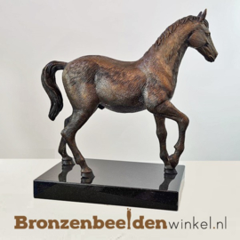 Beeldje paard van brons BBW1355br