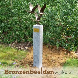 Alternatief grafsteen "Drie ganzen" BBWF3GHS