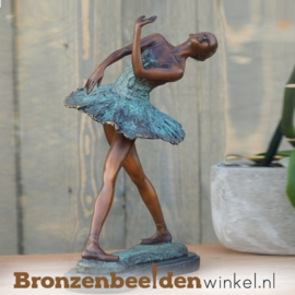 Bronzen ballerina beeld BBW1203br