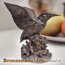Beeld ijsvogel in brons BBW88483