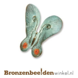 Bronzen vlinder beeldje BBW20368