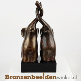 Beeldje Verliefde Olifantjes BBW1851br