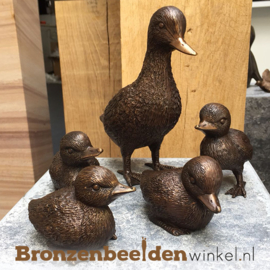 Vijver beeld moeder eend met eendjes BBW0001br