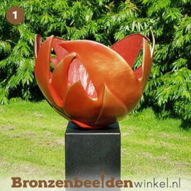 NR 1 | Cadeau vrouw 71 jaar "Bloem des Levens" - Rood