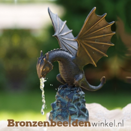 Klein waterornamentje draak BBW1817br