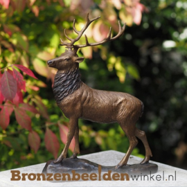Bronzen hert beeldje BBW1185