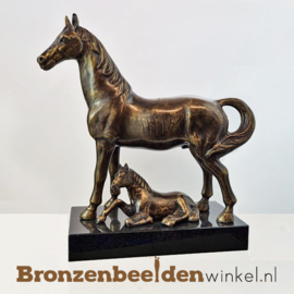 Beeld paard met veulen BBW838383