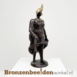 Afrikaans beeld  "Layla" uit Afrika 33 cm bbwDVG14R35