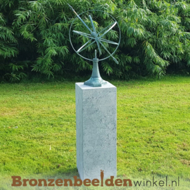 NR 7 | Cadeau man 70 jaar ''Moderne zonnewijzer''BBW0107br