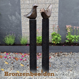 Abstract tuinbeeld met moderne vogels BBW546792br