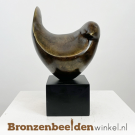 Asbeeld "De abstracte vogel" in brons BBW83220