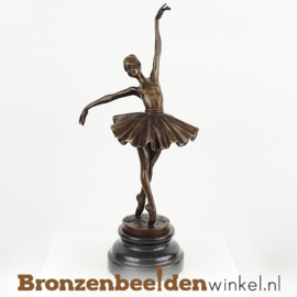 Ballerina beeldje brons BBWFA89