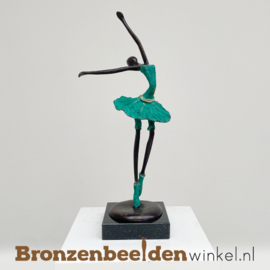 Bonzen beeldje "De ballerina" uit Afrika 40 cm BL05GR