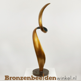 Abstract beeld "Gracieus" (gouden zijde) BBW1546br