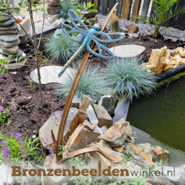 Dieren tuinbeeld reuzenlibelle BBW84283