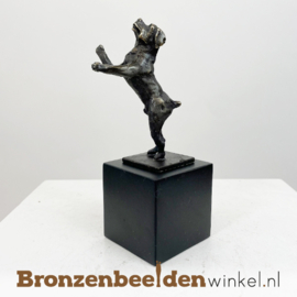 Kleine urn hond "De enthousiaste Rottweiler" BBW043br10as