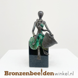 Afrikaans beeld "Esi en Kofi" 12 cm BBWZT16KL