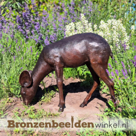 Beeldje hertje in brons BBW58831