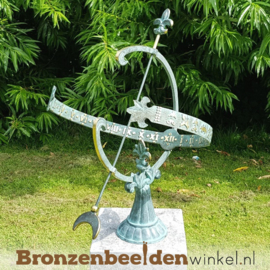 NR 8 | Cadeau vrouw 68 jaar ''Bronzen zonnewijzer'' BBW0221br