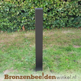 Granieten natuursteen sokkel 95x10x10 cm - dark finish