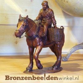 Bronzen paarden beeldje BBW1084br