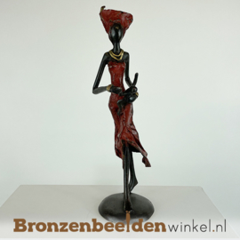 Afrikaans beeld "Binta en Nala" 26 cm BBW009br61