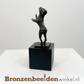 Kleine urn hond "De enthousiaste Rottweiler" BBW043br10as
