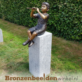 NR 16 | Origineel tuin cadeau ''jongen met fluit'' BBW1229br