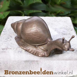 Bronzen beeldje slak BBWAN1127BR