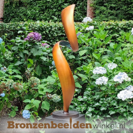 Abstract tuinbeeld "Gracieus" (gouden zijde) BBW1546br