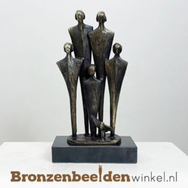 Aandenken overleden baby "gezin 5 personen en vlinder" BBW006br20V