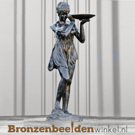 Bronzen fontein Vrouw met Schelp BBW8011