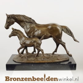 Beeld paard met veulen BBWBMbr68