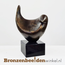 Abstract vogel beeldje op sokkel BBW5001br