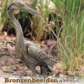 Beeld reiger van brons BBWR88159