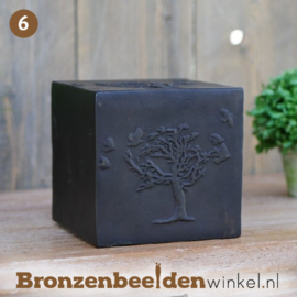 NR 6 | Urn beeld "Boom en vogels" BBW0610br