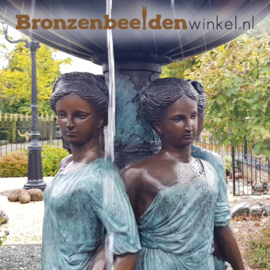 Bronzen fontein "De acht vrouwen" BBW47014