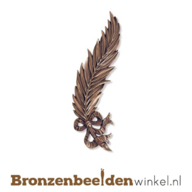 Bronzen palmtak met strik BBW05470-019