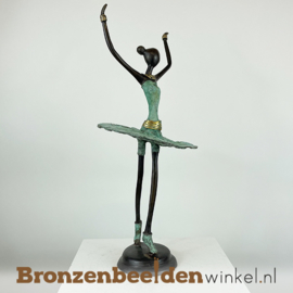 Afrikaans ballerina beeld 40 cm BBW009br93