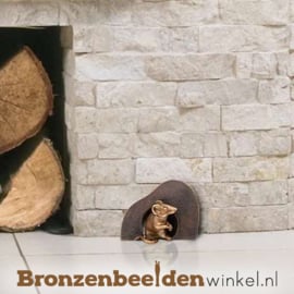 Beeld muis als wanddecoratie BBW37226