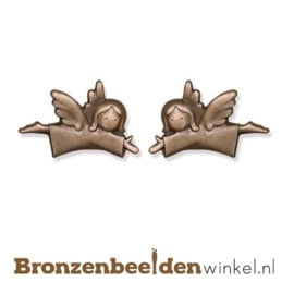 Twee kleine bronzen engeltjes BBW20696