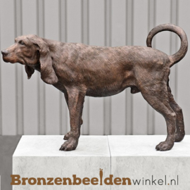 Beeld bloedhond in brons BBW37242