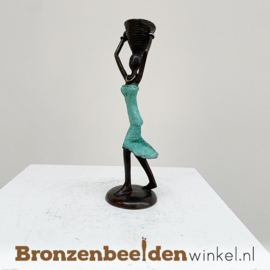 Bronzen beeldje "Rossa" uit Afrika BBWST01KL15