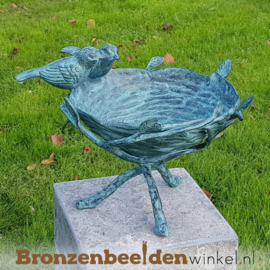 Vogelbad in brons BBW1815br