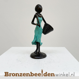 Afrikaans beeld "Femi" 16 cm BBWST03KL15