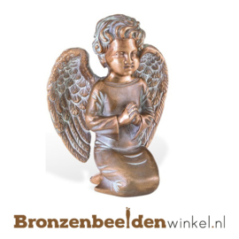 Bronzen knielend engel beeld BBW85459