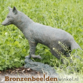 Beeld vos in brons BBWR88282