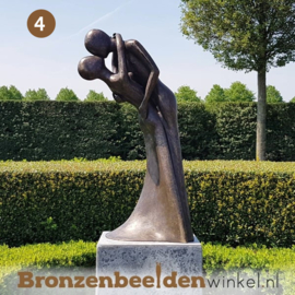 Nr 4 | Trouwcadeau "Omhelzing" brons BBW1541br