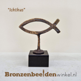Vis teken "Ichthus" symbool beeldje BBW23pb42